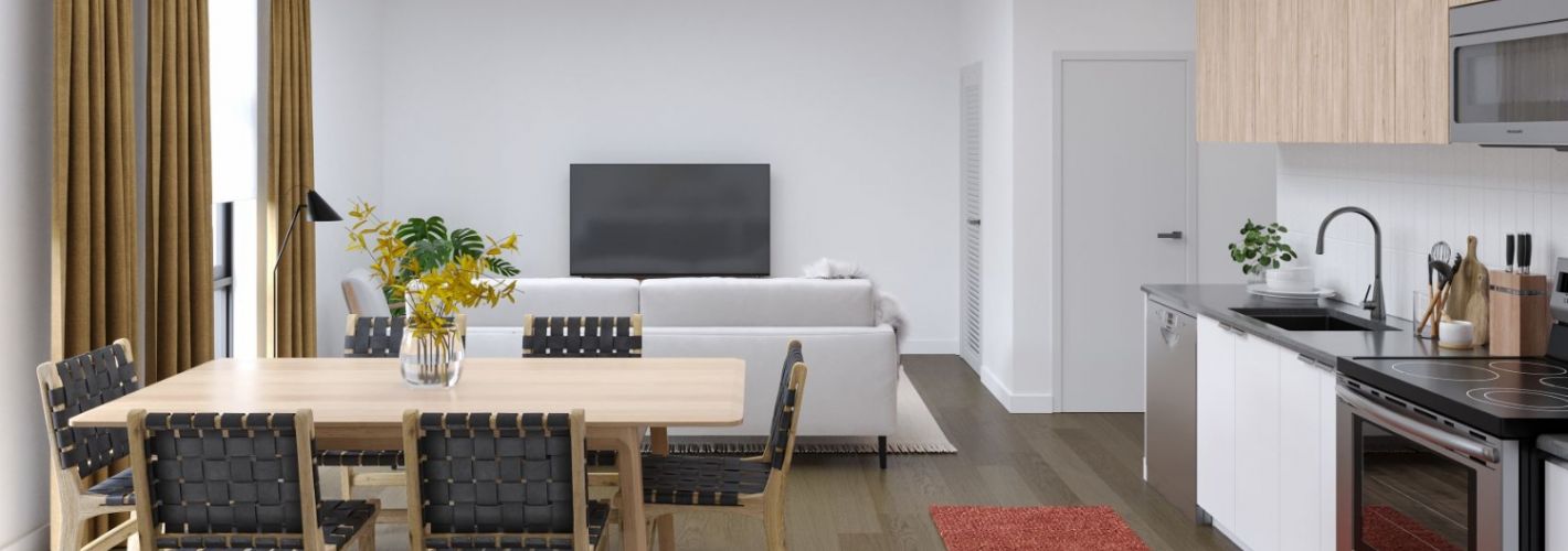 The Astrid : Enjoy quartz countertops with full-height ceramic backsplash.