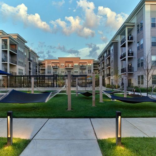 Relax and daydream at the Hammock Grove