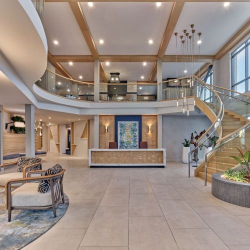 Elegant entrance lobby