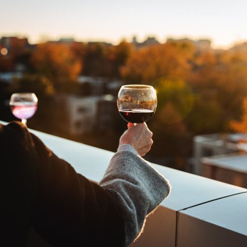 Wine on Terrace View 
