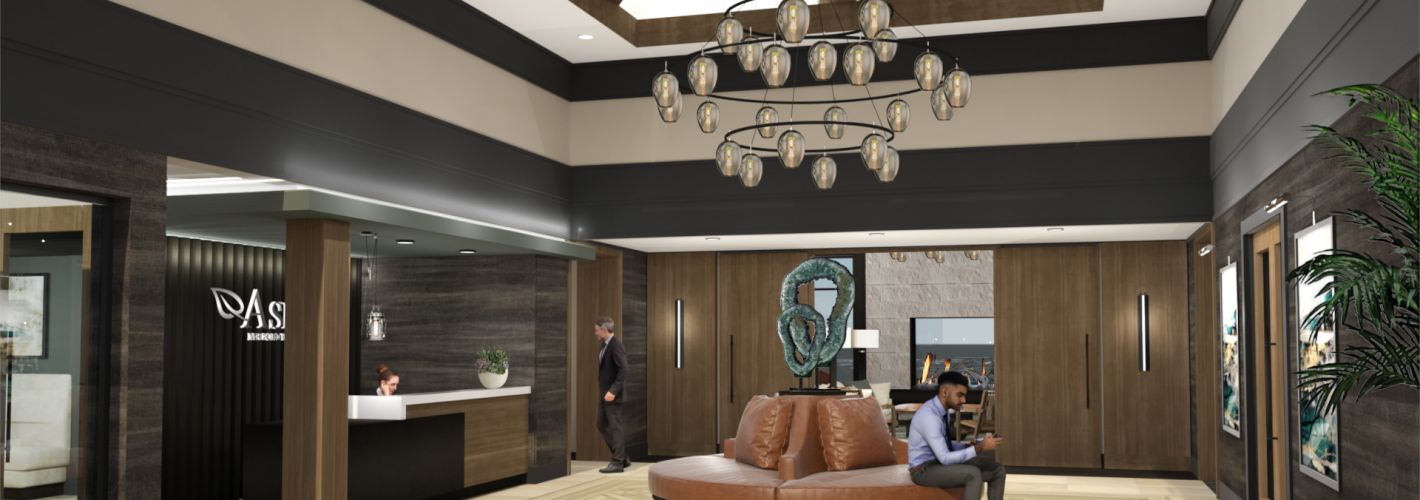 Aspen at Melford Town Center : Upscale Lobby
