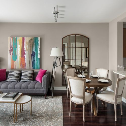 Thoughtfully designed open concept floor plans