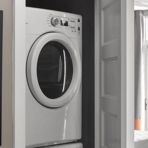 High efficiency, front-loading in-unit washers and dryers