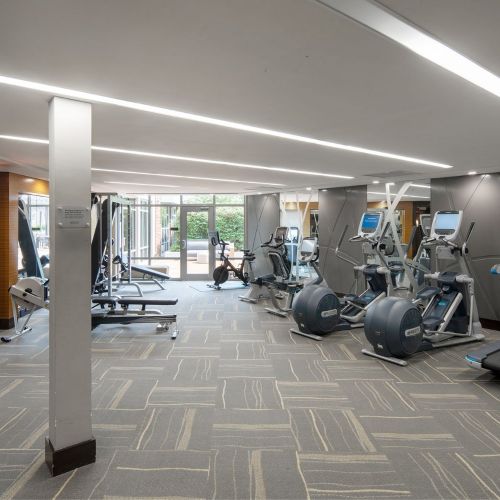 Exclusive access to a 24/7 fitness center