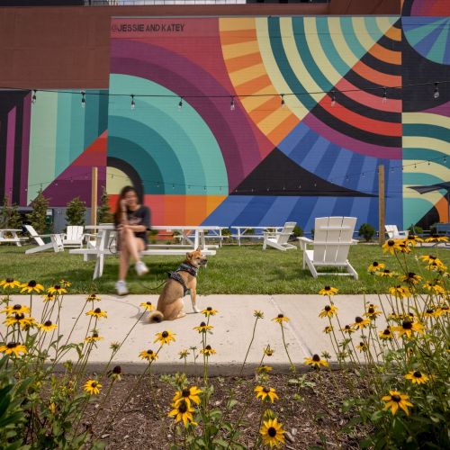 Local artistry comes out to play in this vivid mural