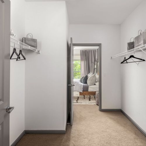 Sizeable walk-in closets, pantries, linen closets and storage areas