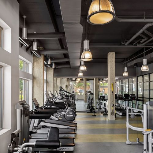 Cardio and weight equipment - including free weights, treadmills ellipticals and a Stair Master