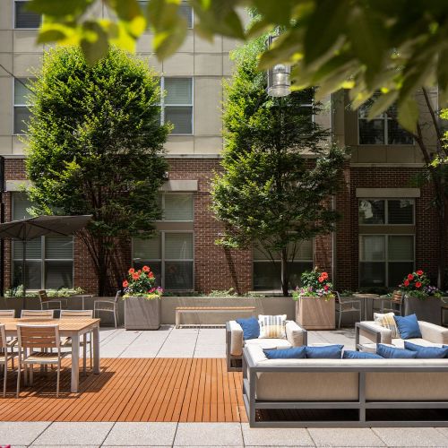 Exceptional lounge spaces from outside to inside