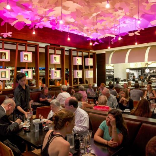 Vibrant restaurants at every corner