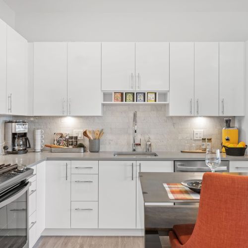 Kitchen closeup view