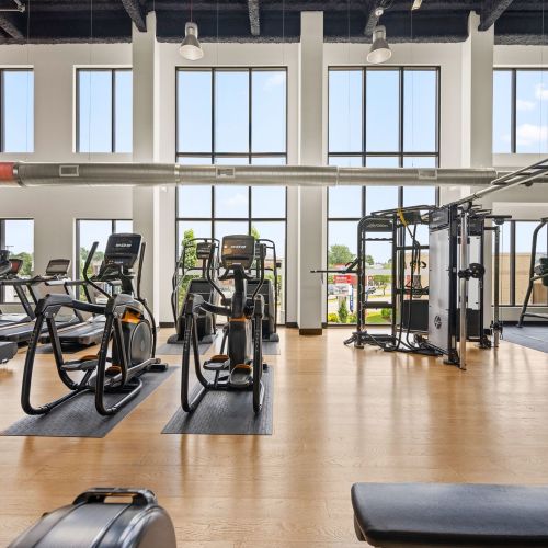 Fitness Center Window view