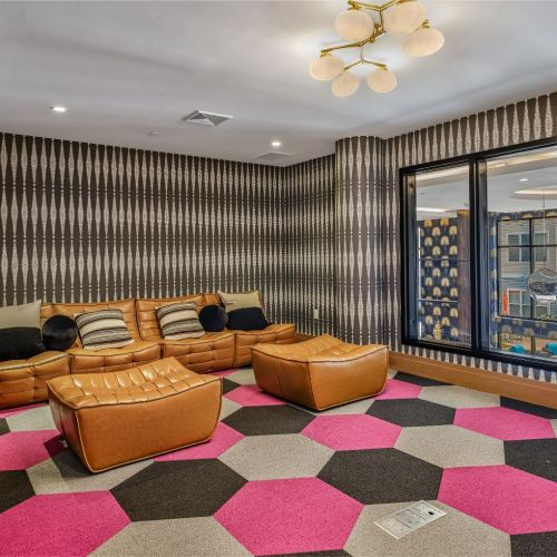 The Theater Rooms Comfortable Couch 