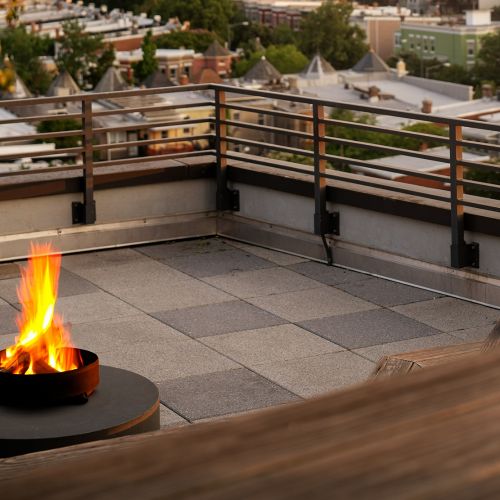 Create lasting memories with friends and family with a rooftob campfire 
