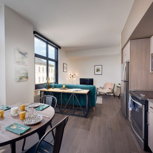 Serve up a meal on our granite countertops.