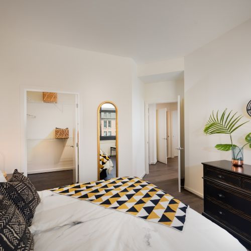 Wake up to the serenity of our luxurious bedroom spaces.