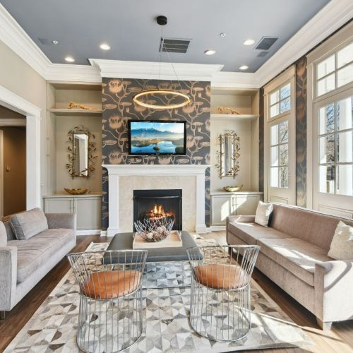 Alvista Bowie clubroom with firepit