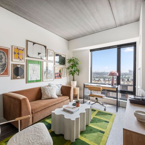 Living Area One Bedroom