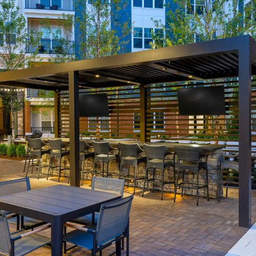 Courtyard Bar at Night 