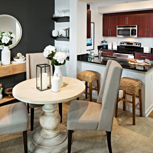 Entertain guests in our gorgeous dining area.