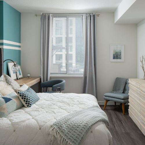 Revel in relaxation after a busy day in our bedrooms.