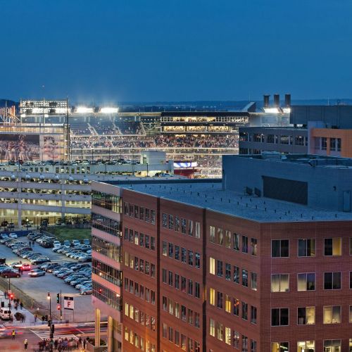 Enjoy the view of Nationals Park. 