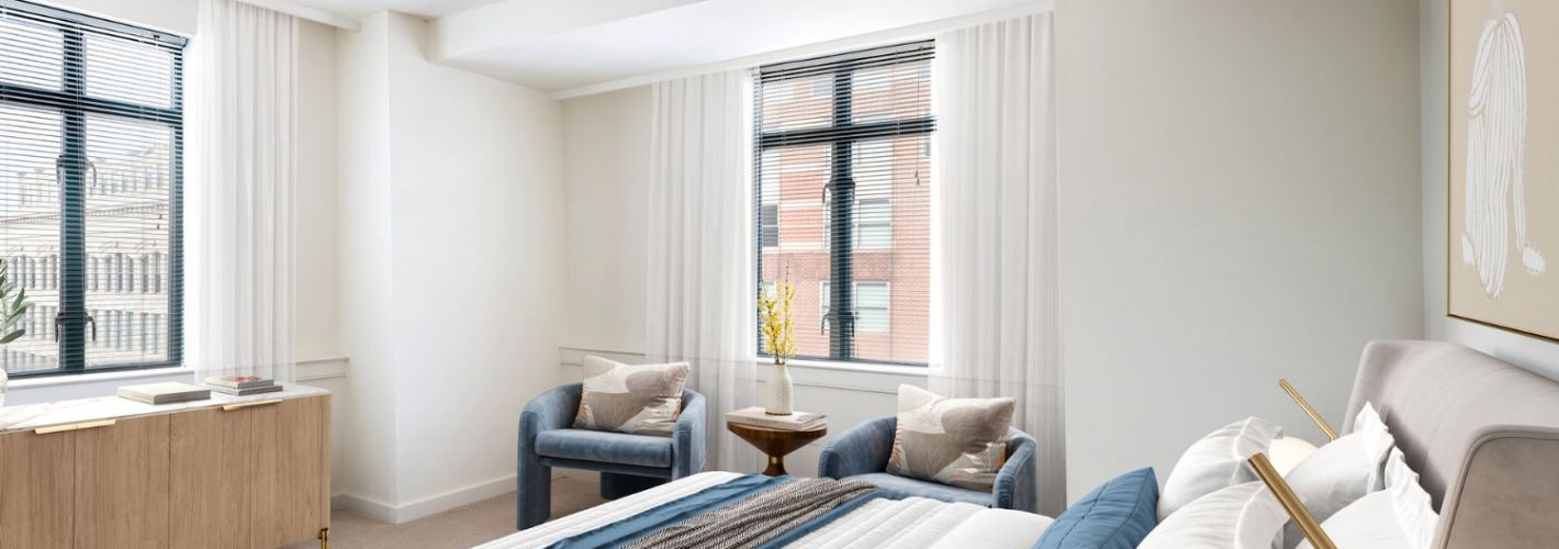 The Lexington at Market Square : Marvel in your new home while resting in your beautiful bedroom.