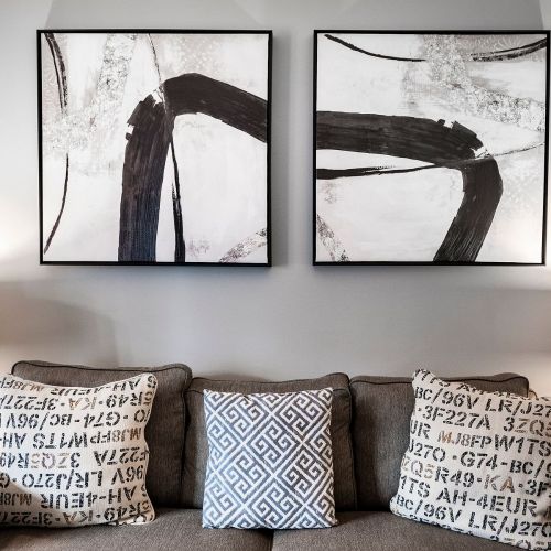 Curl up on the couch on a cozy afternoon. 