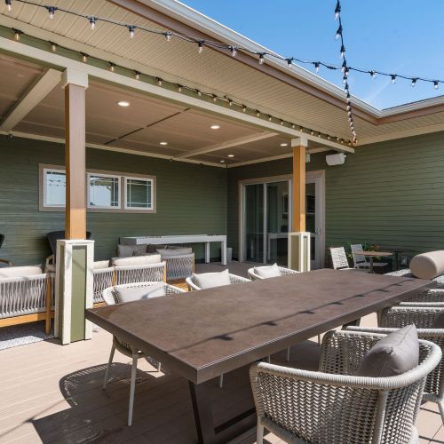 Take a break on the Alfresco Terrace.