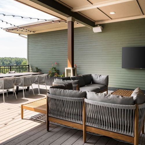 Take a break on the Alfresco Terrace.