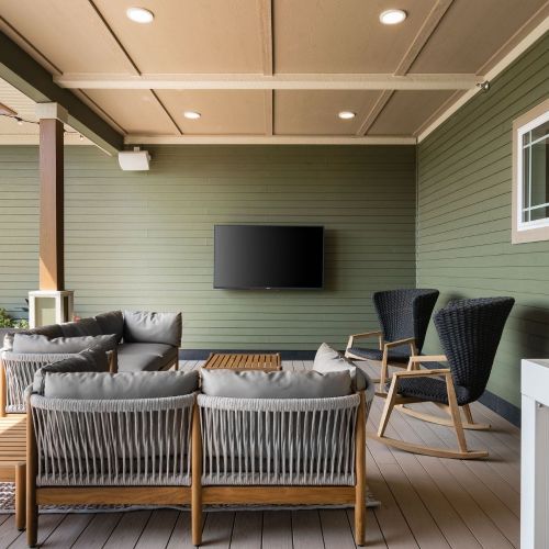 Take a break on the Alfresco Terrace.