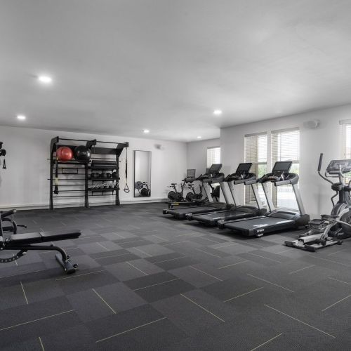 Whether it's a quick workout or an intense pump session, the fitness center has everything you need.