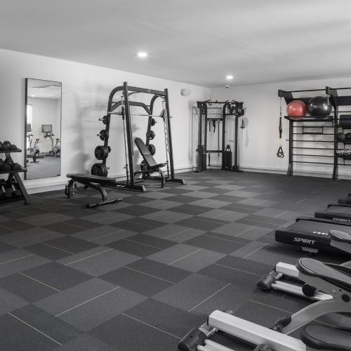 Whether it's a quick workout or an intense pump session, the fitness center has everything you need.