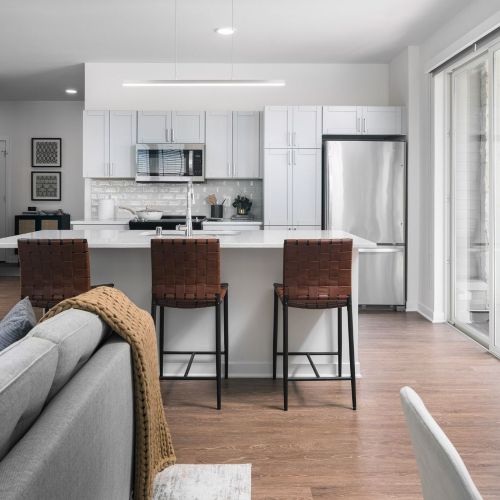 Open layouts set the stage for free-flowing interior spaces.