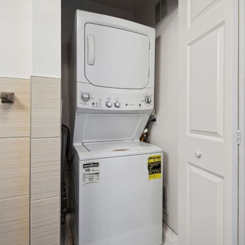 Apartment washer and dryer