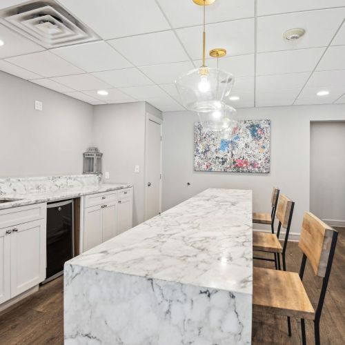 Community room kitchen