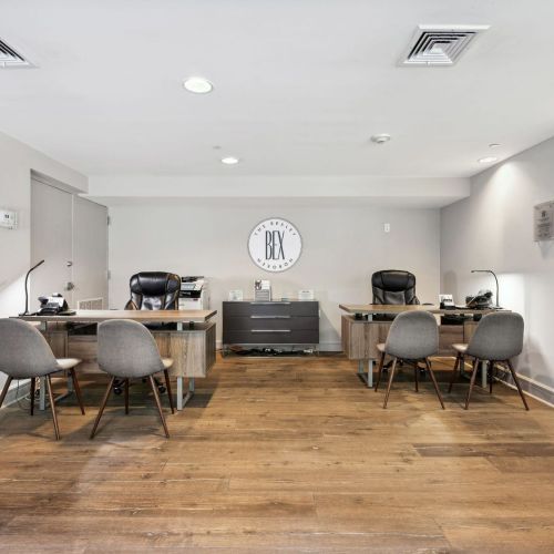 Leasing office desks