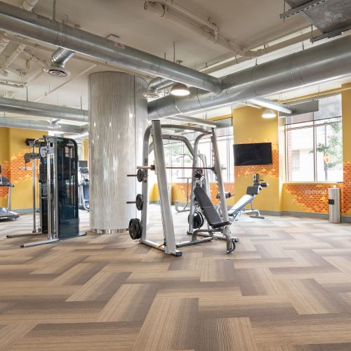 Break a sweat in our fitness center.