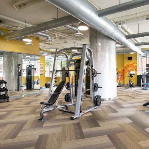 Our fully equipped fitness center has everything you need for a great workout.