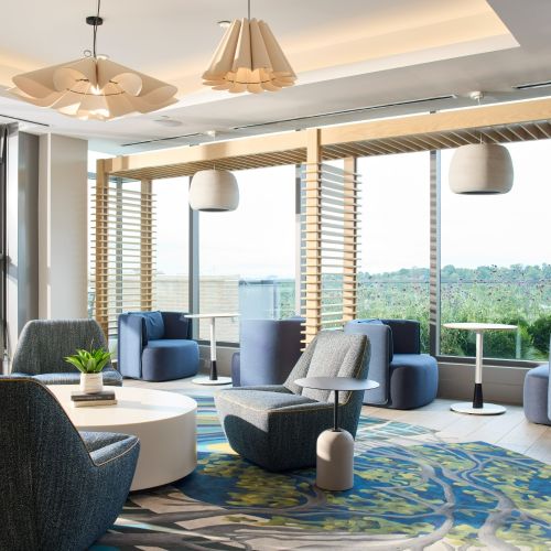 Open airy views of the city