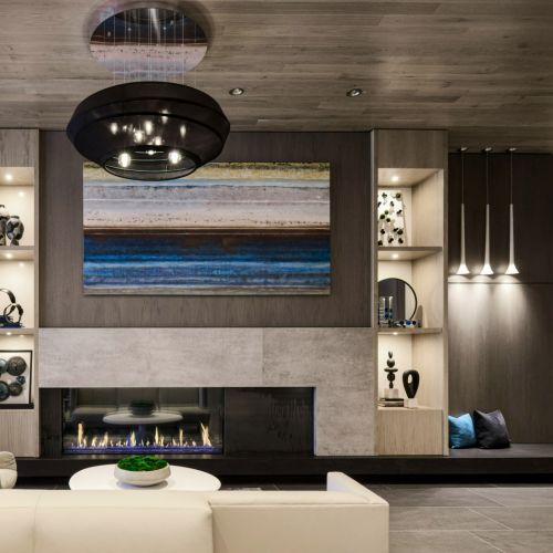 Comfortable lounge areas