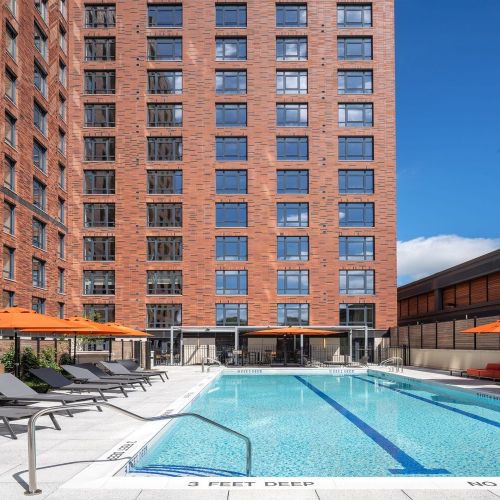 Heated three-season pool