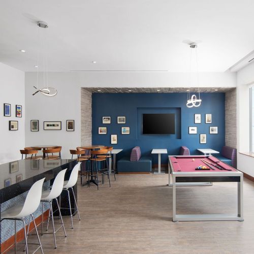 Beautiful pub with local artworks