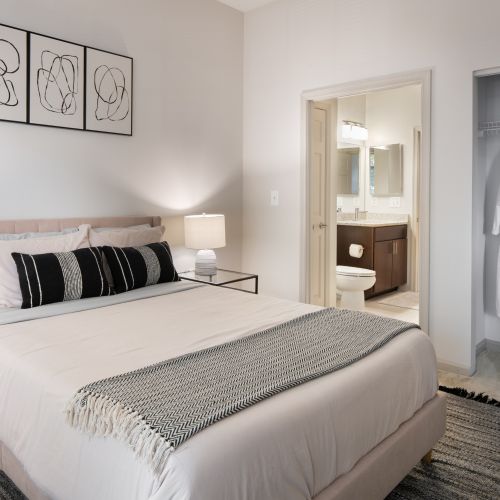 Your bed awaits in our guest suite 	