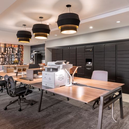 Study in our Nook and grab a cup of coffee or tea from our Hospitality Bar. 