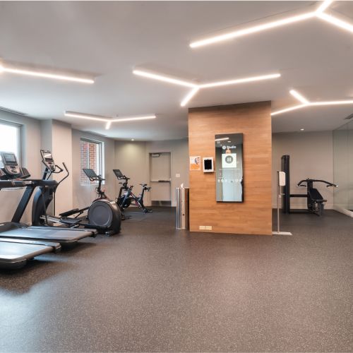 Rooftop grill and entertainment spaces perfect for get togethers. 