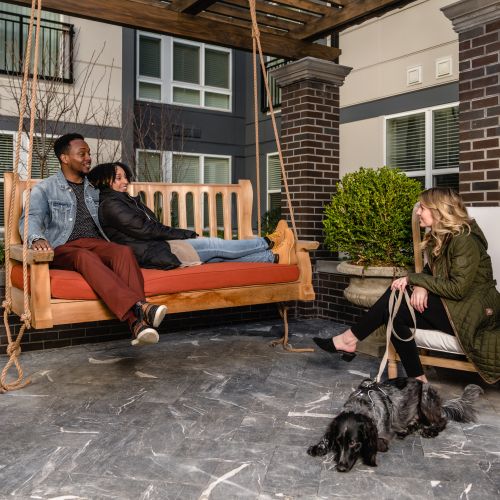 Courtyard Couch Swing