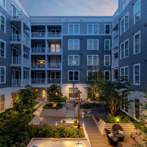 Enjoy an evening in the courtyard