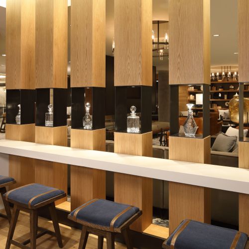 Elegant decor sets the scene in our clubroom