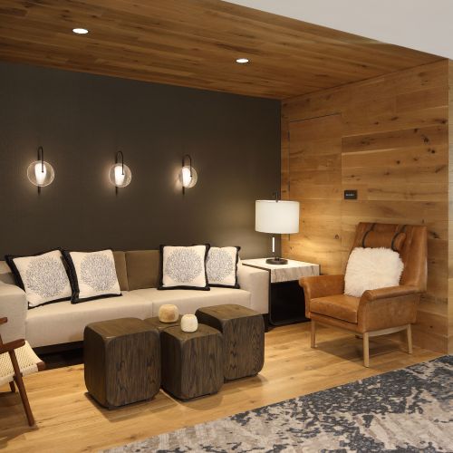 Secluded amenity coves to make common areas personal