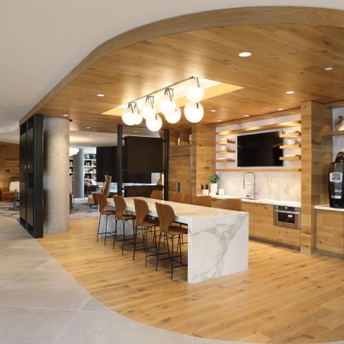 Entertainment kitchen fit for a mid-day coffee break